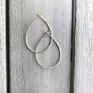 Sterling Forever adjustable silver hoops! 🌟